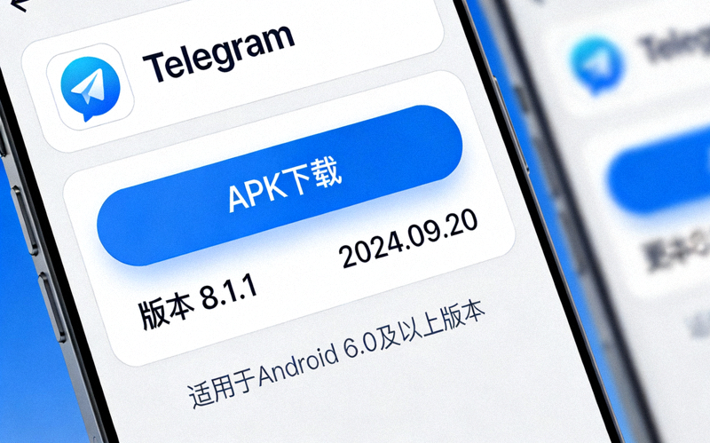 Telegram安卓版下载页面截图：显示APK下载按钮与版本信息